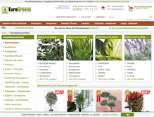 Tablet Screenshot of kunstpflanzenshop.de